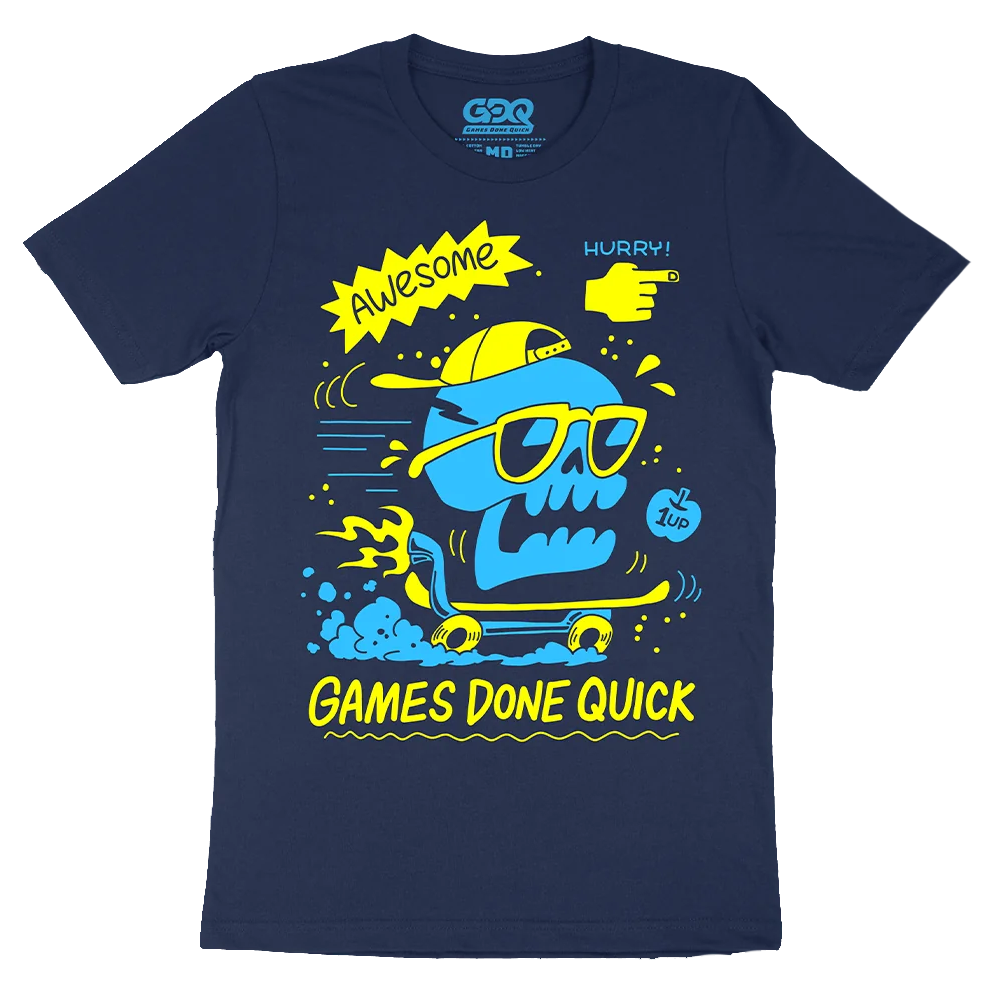 screen printed games done quick shirt